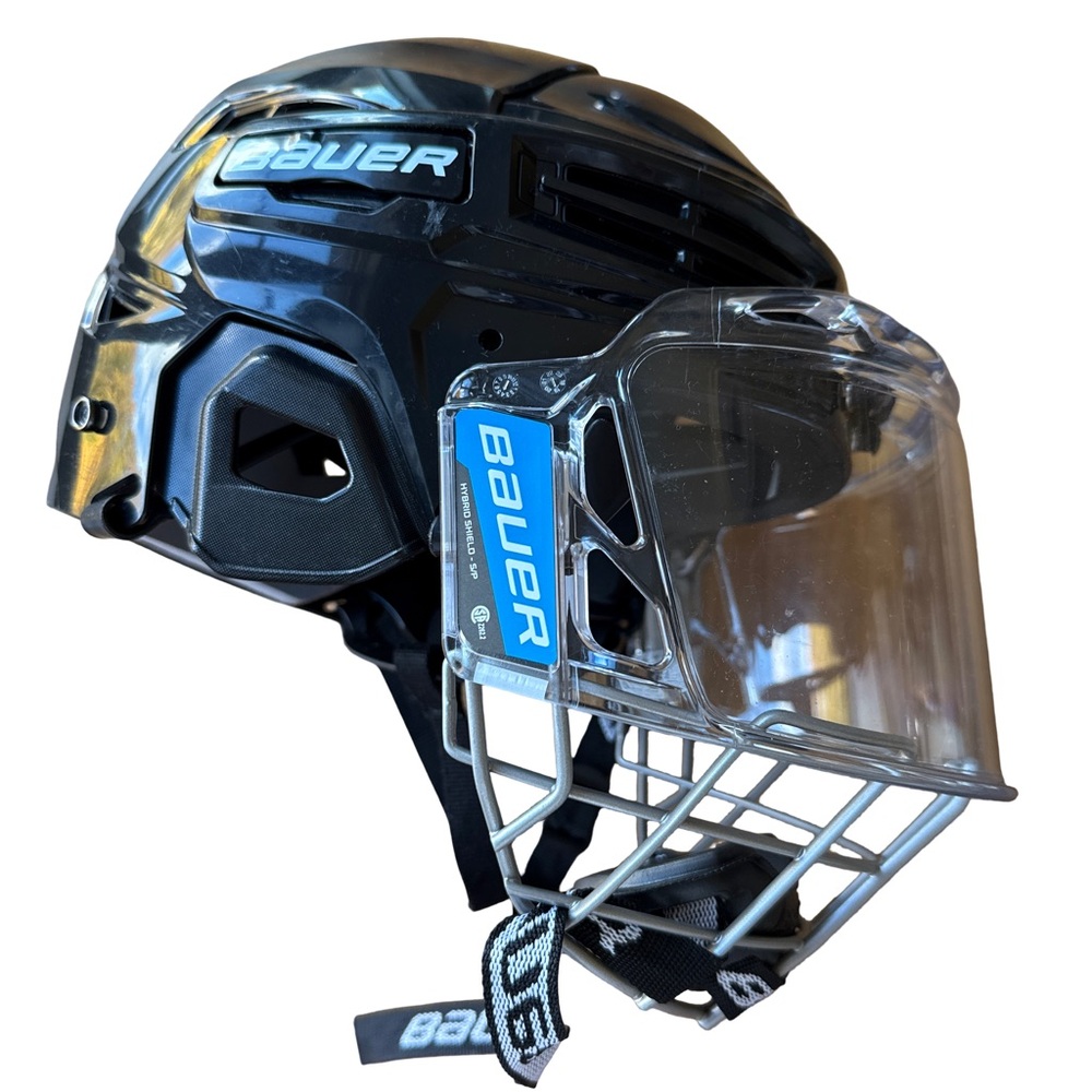 Bauer Youth Helmet with Clear Hybrid Shield (Small)